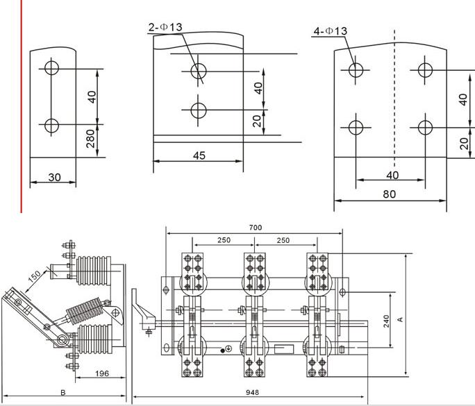 GN19-10ڸѹ뿪صγߴ